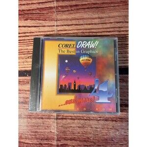 Corel Draw! 4 The Best In Graphics And More OEM CD Brand New Sealed